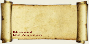 Negovanka Jeremić vizit kartica